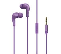 Energizer - Auriculares con Cable - Toma Jack de 3,5 mm - con micrófono Integrado y Mando a Distancia 1 botón - Morado