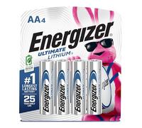Energizer Baterías de Litio AA, batería Doble A Ultimate Lithium (4 Unidades)