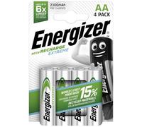 Energizer Baterías dobles recargables extremas AA Pack de 4 Verde