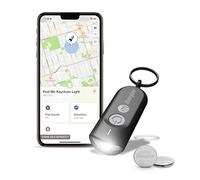 Energizer Buscador de Llaves con luz, rastreador de Llavero Bluetooth Compatible con Apple Find My, localizador de artículos para Llaves, Bolsa y Mochila