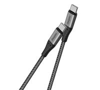 Energizer - Cable de carga USB-C/USB-C de 100 W, cable para cargador largo, ultra rápido, color negro