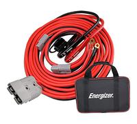 Energizer Cables de Puente, 30 pies, Calibre 1, 800A, Cables de batería de Refuerzo con Kit de instalación Permanente y Enchufe de conexión rápida
