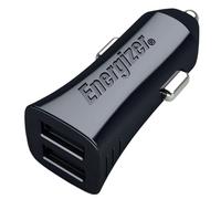 Energizer - Cargador de Coche (17 W, 2 Puertos USB-A, Cargador para Encendedor de Cigarrillos, diseño Fino y Compacto, Color Negro