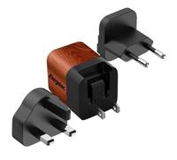 ENERGIZER, Cargador de red GaN 4A USB-C 20W Enchufe múltiple EU / UK / US