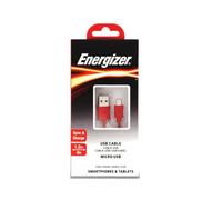 Energizer Classic Micro-USB Ladekabel, 1,2m, rojo