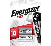 Energizer CR123/CR123A - Pilas 123 (Litio, 3 V, 1500 mAh, 2 Unidades)