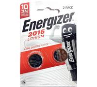 Energizer CR2016 Lithium 3 V Non-Rechargeable Battery - Non-Rechargeable Batteries (Lithium, Button/Coin, 3 V, CR2016, Metallic, 80 mm)