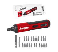 Energizer - Destornillador eléctrico de 3,6 V, batería recargable de 1500 mAh, cable USB-C (incluido), 26 puntas de atornillado incluidas, 3 NM, ideal para montaje, desmontaje y trabajos pequeños