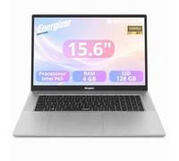 Energizer EnergyBook Portátil de 15,6 Pulgadas FHD (Pentium 6500Y, 4 GB de RAM DDR3, SSD de 128 GB, Pentium UHD Graphics 615, Win11 Home) - Teclado QWERTY, Gris Oscuro