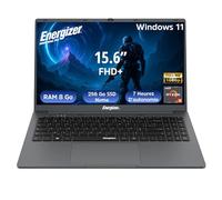 Energizer EnergyBook Pro 15,6 pulgadas FHD PC portátil (AMD Ryzen 5 3500U 3,7 GHz, RAM 8GB DDR4, SSD 256GB, AMD Radeon Vega 8, Win 11) - Teclado AZERTY, Gris