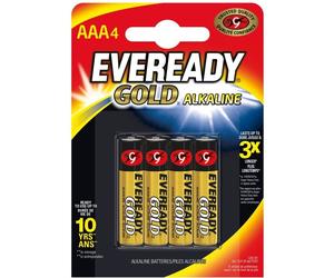 Energizer Eveready Gold Pilas Alcalinas AAA LR03 4 Unidades