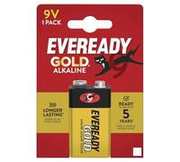 Energizer Eveready Gold Single-use battery 9V Alcalino 9 V - Pilas (Single-use battery, 9V, Alcalino, Petaca, 9 V, 1 pieza(s))
