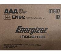 Energizer Industrial EN92 AAA 144 Pilas - Fabricado en los Estados Unidos