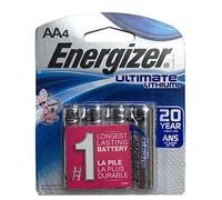 Energizer L91BP-4 Último Litio AA baterías 4 Baterías por Paquete