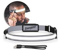 Energizer Linterna frontal unisex de haz ancho, color negro, ajustable