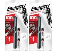 Energizer Linterna LED Boligrafo, Linterna Profesional, Bolsillo, Clip, 100 Lumenes, Pilas Incluidas (Paquete de 2)