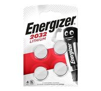 Energizer litio CR2032 batería de la moneda (Pack de 4)