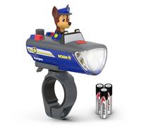 Energizer Luz de bicicleta de persecución de la Patrulla Canina, ideal para bicicletas y scooters para niños, linterna de juguete de la Patrulla Canina para niños y niñas, uso como linterna de camping