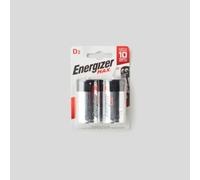 Energizer Max D/LR20 - Pilas alcalinas, paquete de 2 unidades