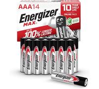 Energizer Baterías AAA máximas, alcalinas, Paquete de 14 (Exclusivo de Amazon)