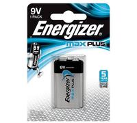 Pila Energizer Max Plus 9V de un solo uso blister 1 unidad