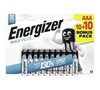 Blíster 20 pilas alcalinas Max Plus LR03/AAA 15 V - ENERGIZER