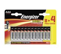 Energizer Max Powerseal Pilas Alcalinas AAA LR03 8+4 Unidades