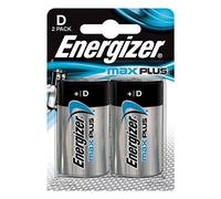 Energizer Alcalina MAX PLUS - Pack de 2 pilas Alcalinas D