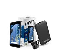 Energizer Mega Pack Smartphone + Auriculares + Powerbank 10000mAh | Smartphone Ultimate U505S - Dual SIM - Negro - Desbloqueado + Auriculares inalámbricos True Wireless TWS40 + Powerbank 10000mAh