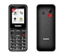 Energizer Mobile E4 - Teléfono Senior Desbloqueado 2G - Botón SOS - Batería 1000 mAh - Teclado de Teclas - Doble Sim - FM Radio - Antorcha - Negro