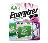 Energizer NH15BP-4 Níquel-Metal hidruro (NiMH) 2450mAh 9V batería Recargable - Batería/Pila Recargable (2450 mAh, Níquel-Metal hidruro (NiMH), 9 V, Blanco)