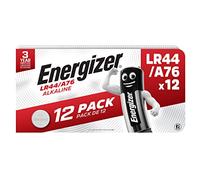 Energizer - Pack de 12 Pilas Especiales LR44/A76, Pilas Especiales alcalinas, sin Mercurio añadido y Potencia para Dispositivos pequeños