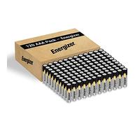 Energizer - Pack de 120 Pilas AAA, Larga duración para Uso Cotidiano, sin sulfatación y Mantiene Carga 10 años