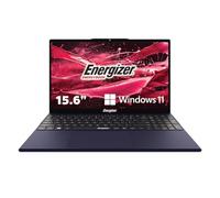 Energizer PC portátil 39.6 cm FHD, Intel Pentium Gold, 4/128 GB, QWERTY | Chasis ultrafino de 17,5 mm, 1,6 kg, funcionamiento sin ventilador, hasta 8,5 horas de autonomía, cargador universal incluido