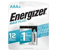 Energizer, Pila MaxPlus Alcalina AAA, 4 Pilas, Blanco/Azul