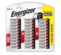 Energizer Pilas AA, alcalinas MAX, Paquete de 30