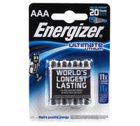 Energizer Pilas AAA Ultimate Litio, Paquete de 4