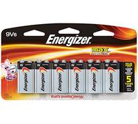 Energizer Pilas alcalinas de 9 V, 6 Unidades
