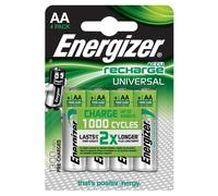 Energizer Pilas Recargables AA NiMH 1300mAh - Paquete de 4
