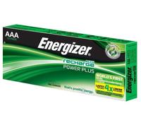 Energizer Pilas Recargables AAA NiMH Power Plus, 700mAh, Paquete de 10