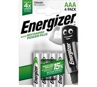 Energizer Power Plus Pilas Recargables 700mAh AAA HR03 4 Unidades