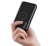 Energizer QE20009PQ - Cargador portátil inalámbrico de 20000 mAh, 15 W y USB-C PD 3.0 de 20 W, batería externa de carga rápida para iPhone 16/15/14/13/12, iPad, Samsung y dispositivos Android