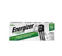 Energizer - Recargables, Pack de 10 pilas AA 2000 mAh, precargada, para dispositivos uso frecuente y cientos de recargas, sin sulfatación