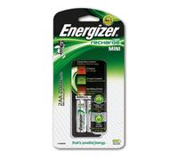 Energizer Recharge Mini Cargador + 2 Pilas AA 2000mAh