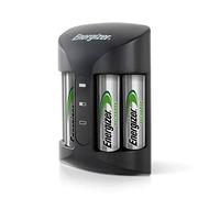 Energizer Recharge Pro - Cargador Compatible con Pila Recargable AAA y AA - la Clavija Tipo G (UK)