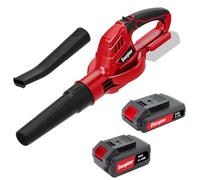 Energizer - Soplador de Hojas inalámbrico de 20 V (Pilas Incluidas) - Motor 13000 RPM - Velocidad de soplado 210 km/h - Ligero 1,2 kg - Ergonómico y Potente - para Hojas, Polvo, escombros y Otros