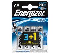Energizer Ultimate Lithium Pilas AA L91 3+1 Unidades