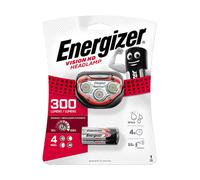 Energizer Vision HD Linterna Frontal LED 300lm Roja IPX4 con 3x Baterías AAA
