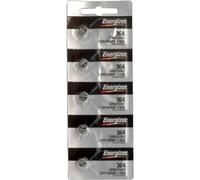 Energizer Batteries 364/363 (SR621W, SR621SW) - Batería para Reloj (óxido de Plata) On Tear Strip (5 Unidades)