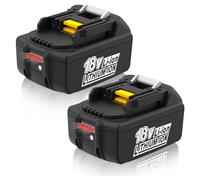 Energup 2pcs 18v 5.0Ah Batería de Repuesto para Makita 18V BL1860B BL1850B BL1850 BL1840 BL1830 LXT-400 Baterías con Pantalla de Datos
